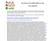 Tablet Screenshot of lnds.com